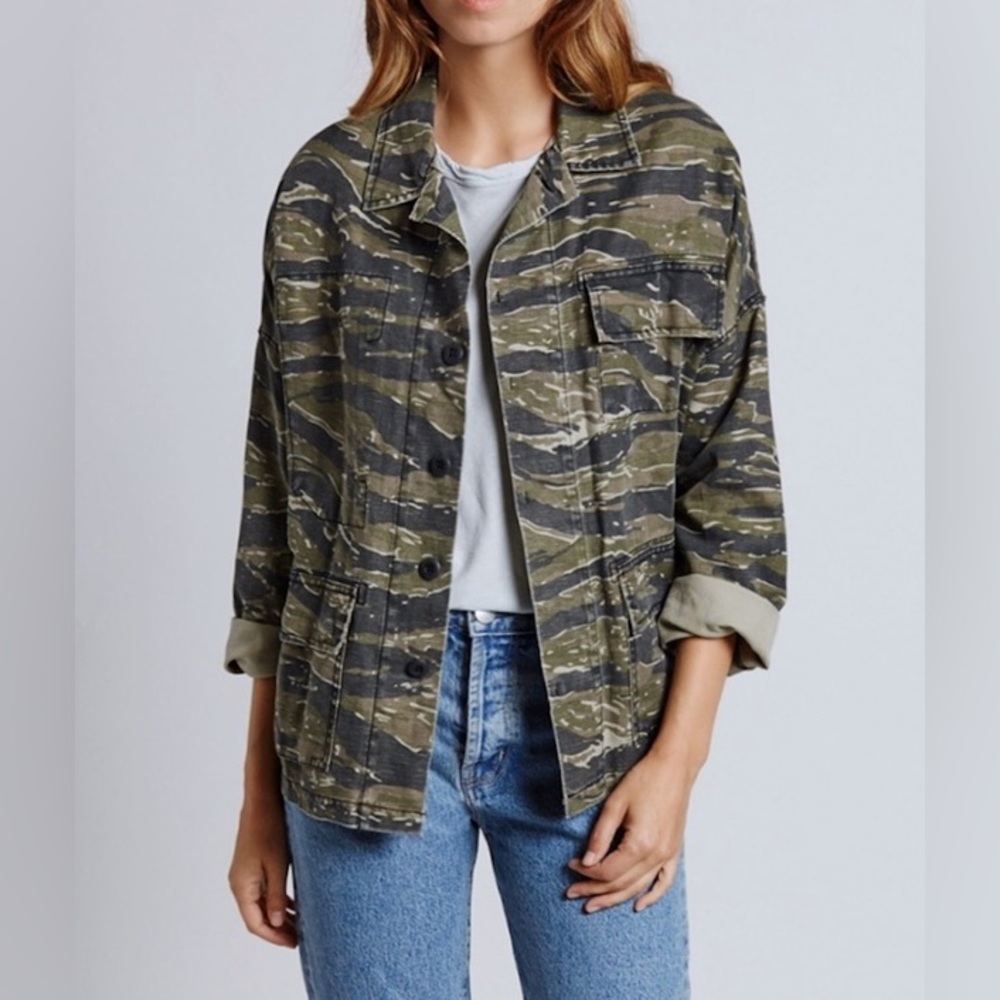 Current Elliott | Fatigue Jacket | Camo | Size 1